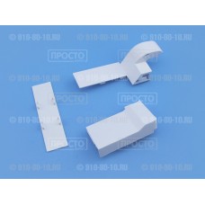 Комплект накладок верхней левой петли холодильника Samsung (DA63-08034C + DA61-08932B)